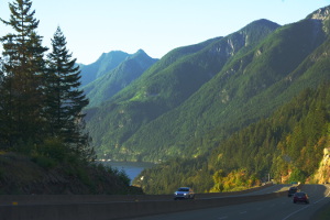 Auf der Fahrt nach Squamish Auf der Fahrt nach Squamish