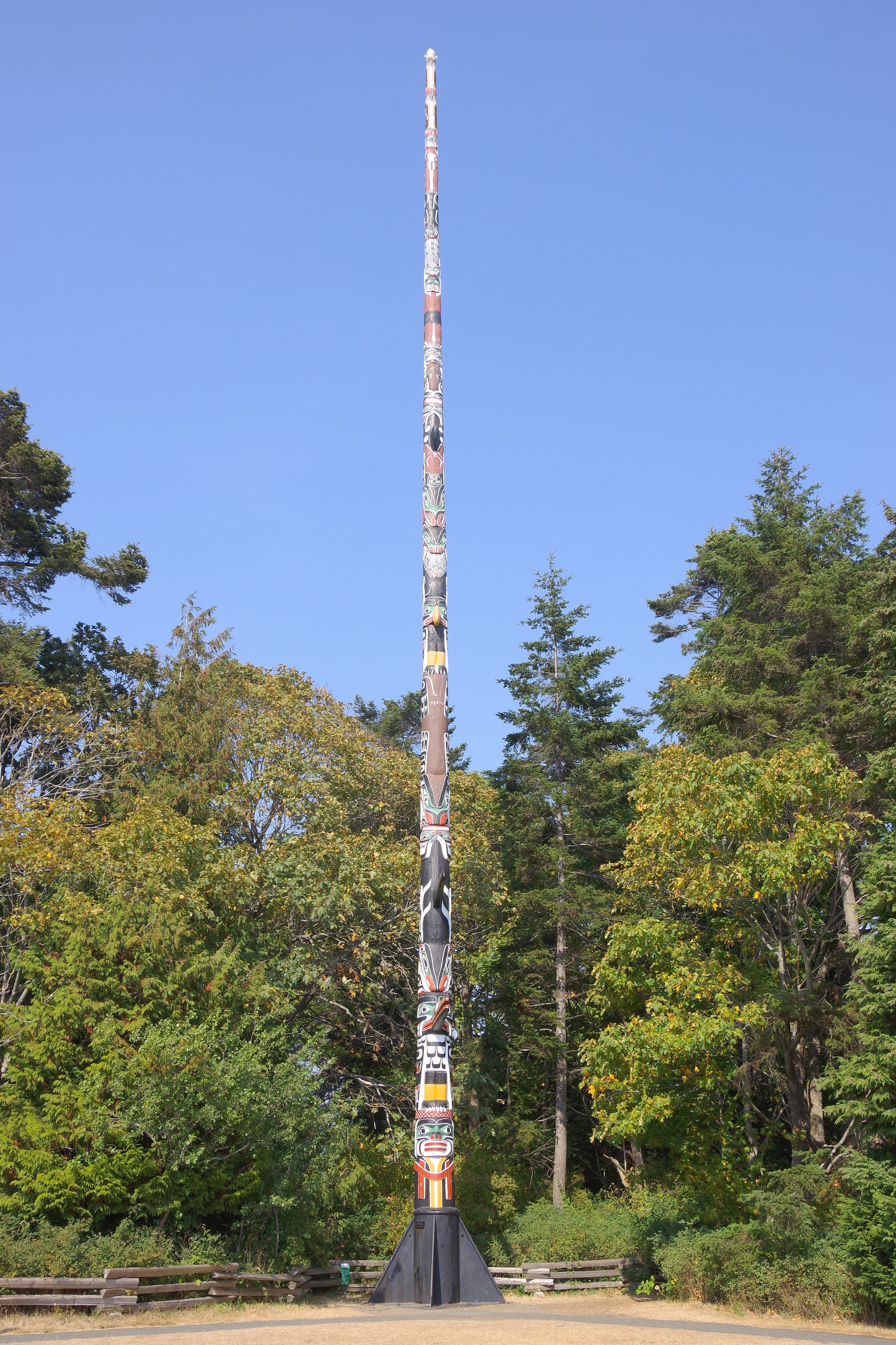 Größter freistehender Totempfahl
