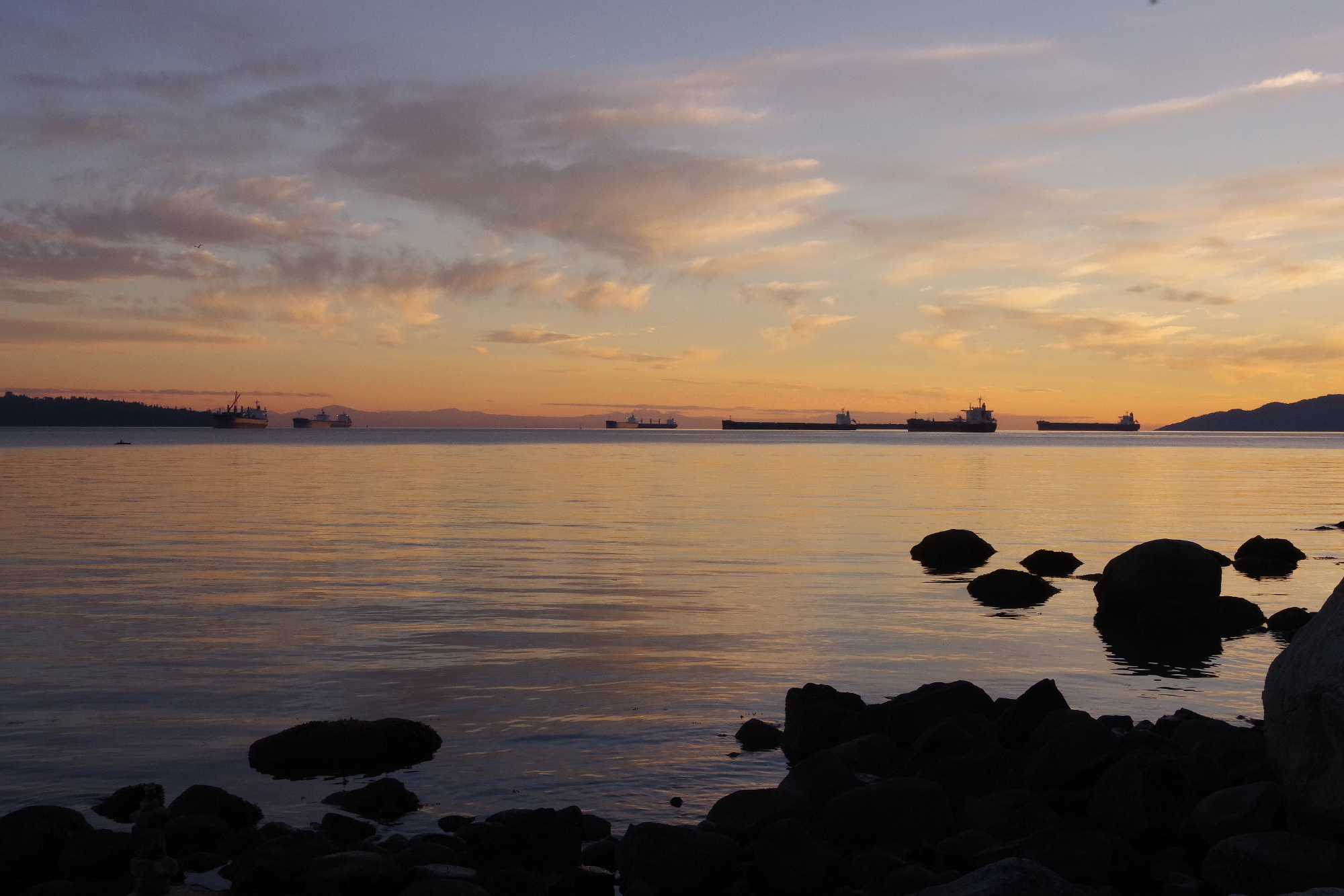 Sonnenuntergang bei Vancouver