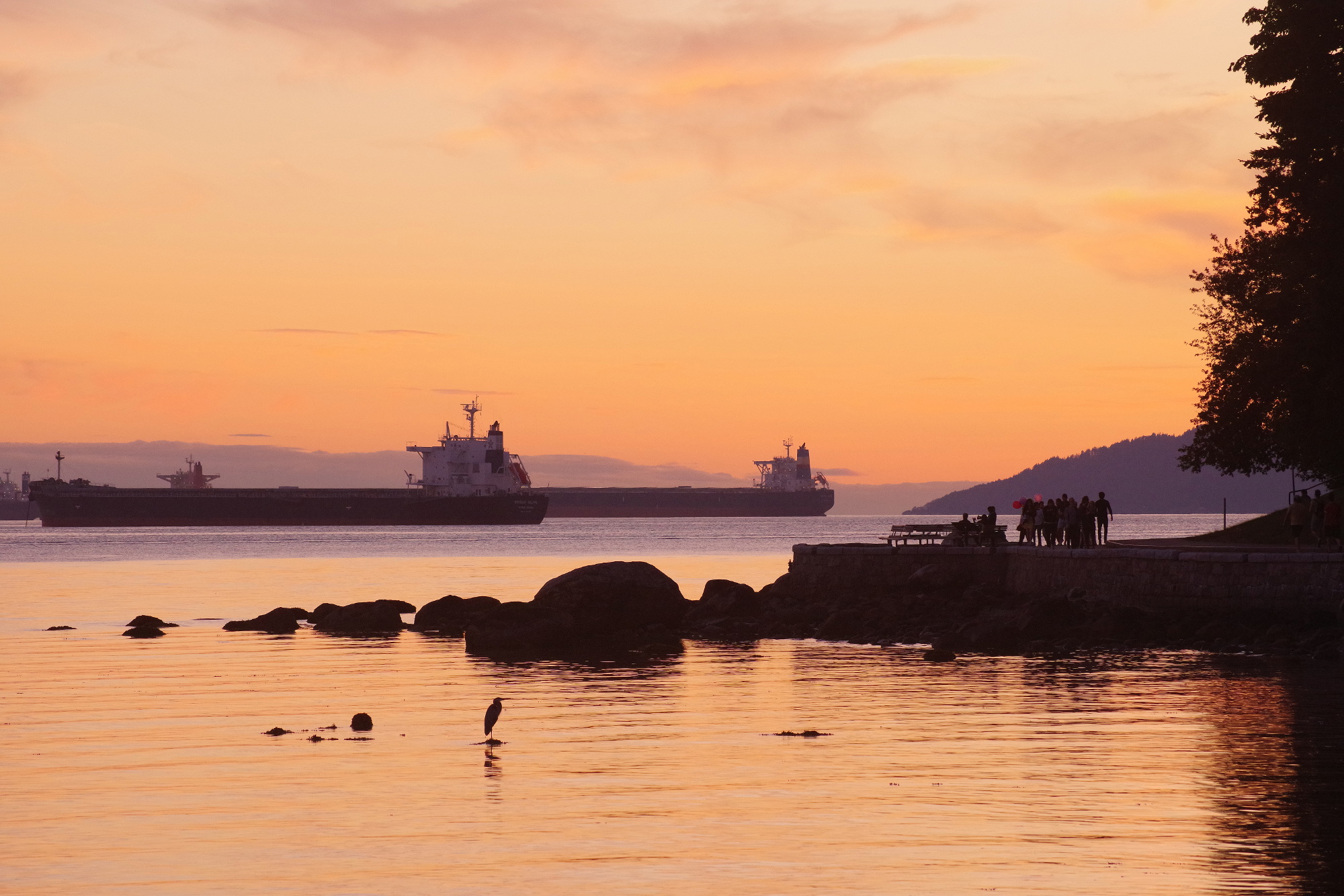 Sonnenuntergang bei Vancouver