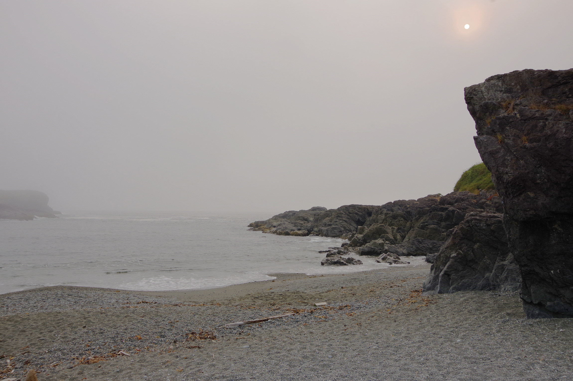 Am Meer – South Beach (allerdings neblig) Am Meer – South Beach (allerdings neblig)