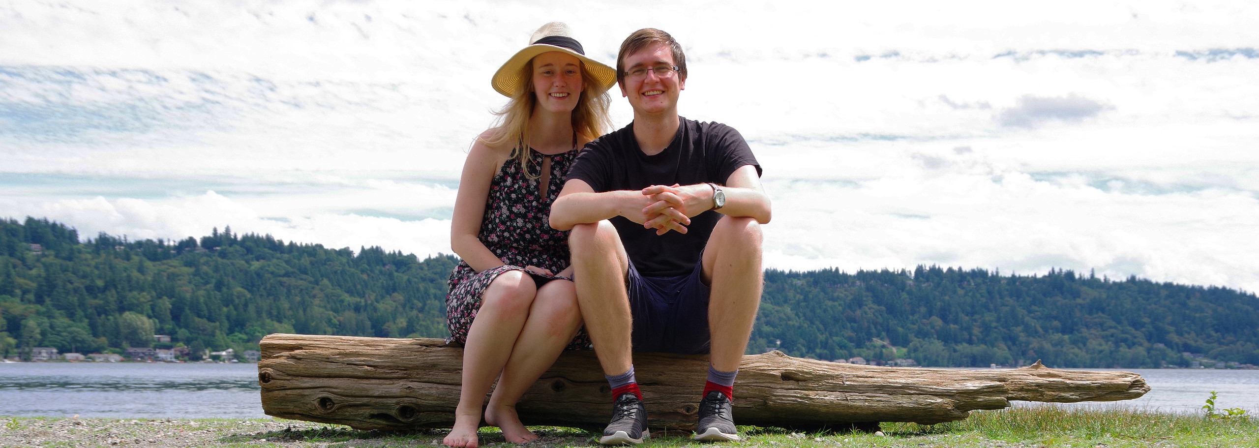 Sophie und Reinhard am Lake Sammamish