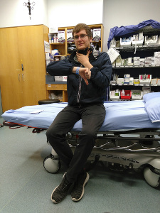 Reinhard im Krankenhaus Reinhard im Krankenhaus