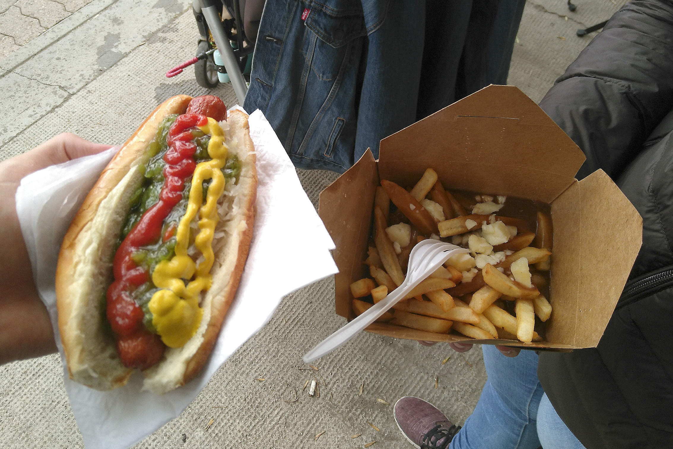 Typisch kanadisches Gericht: Poutine Typisch kanadisches Gericht: Poutine