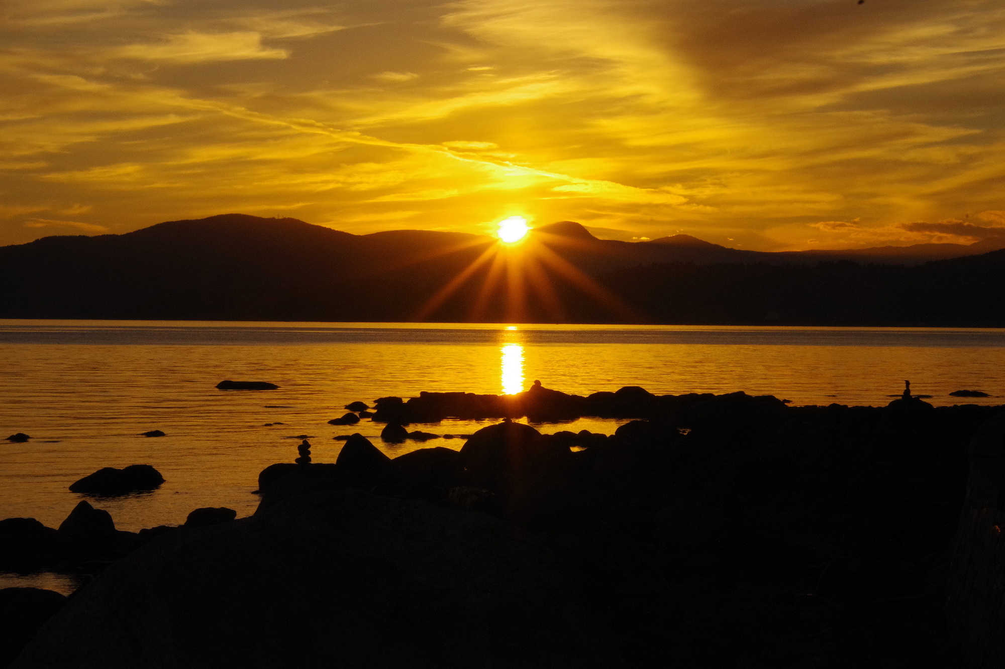 Sonnenuntergang bei Vancouver