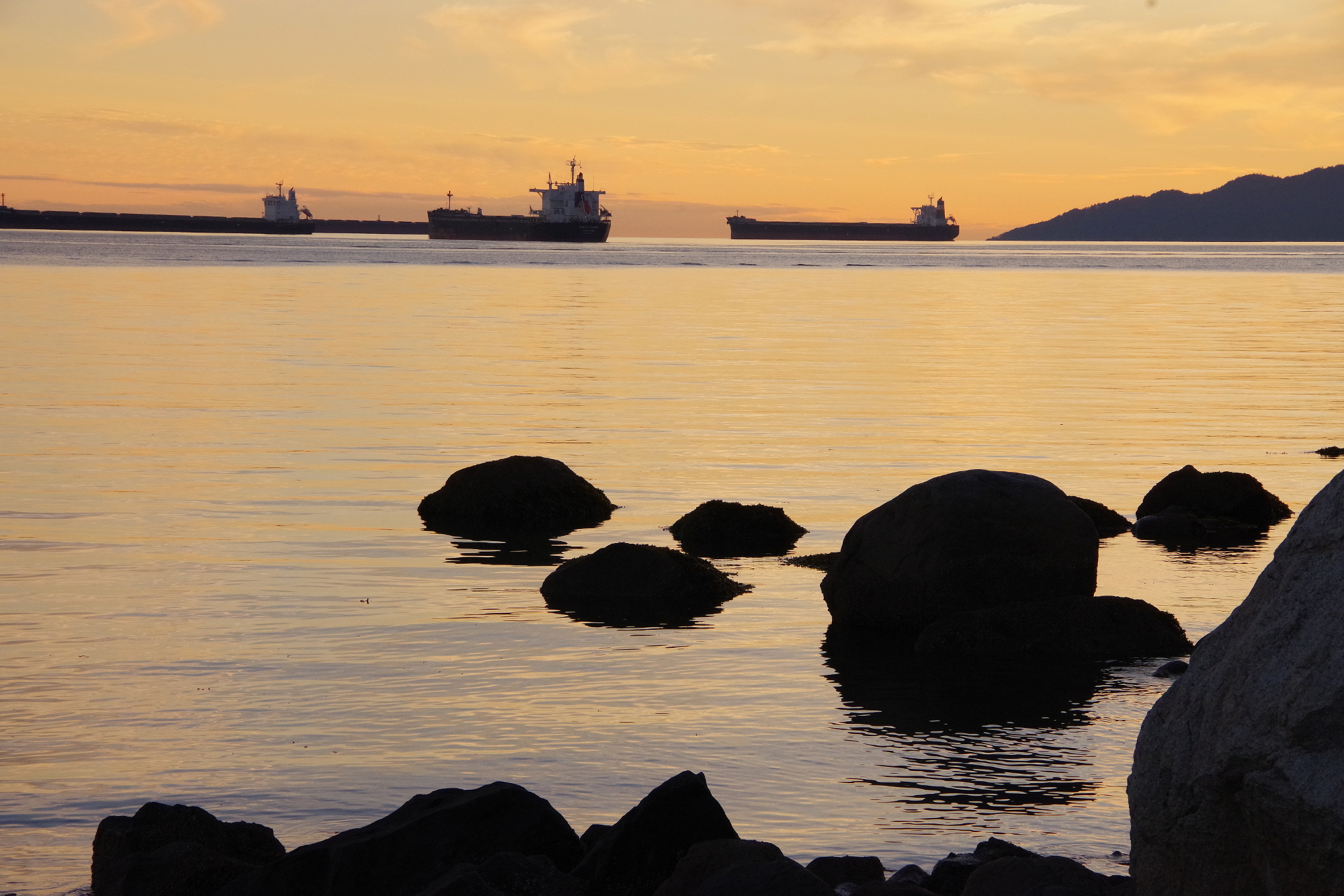 Sonnenuntergang bei Vancouver