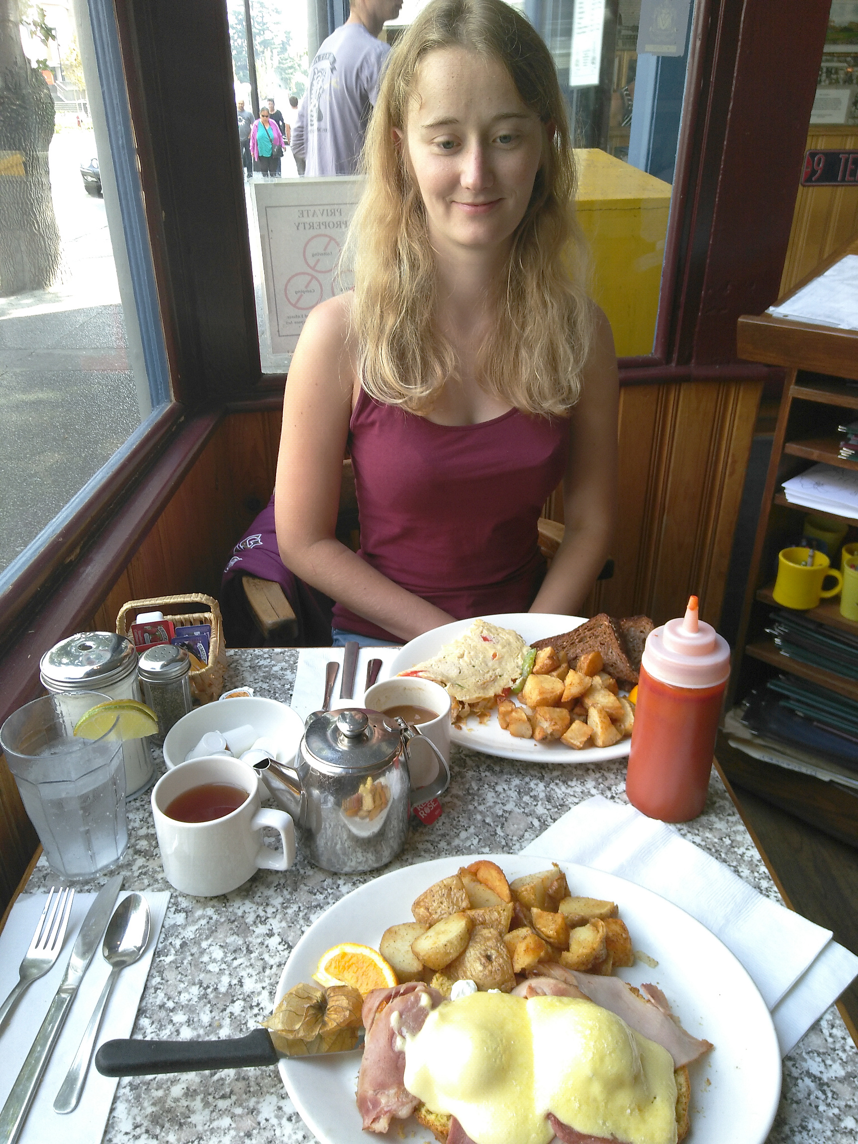 Frühstück in Victoria