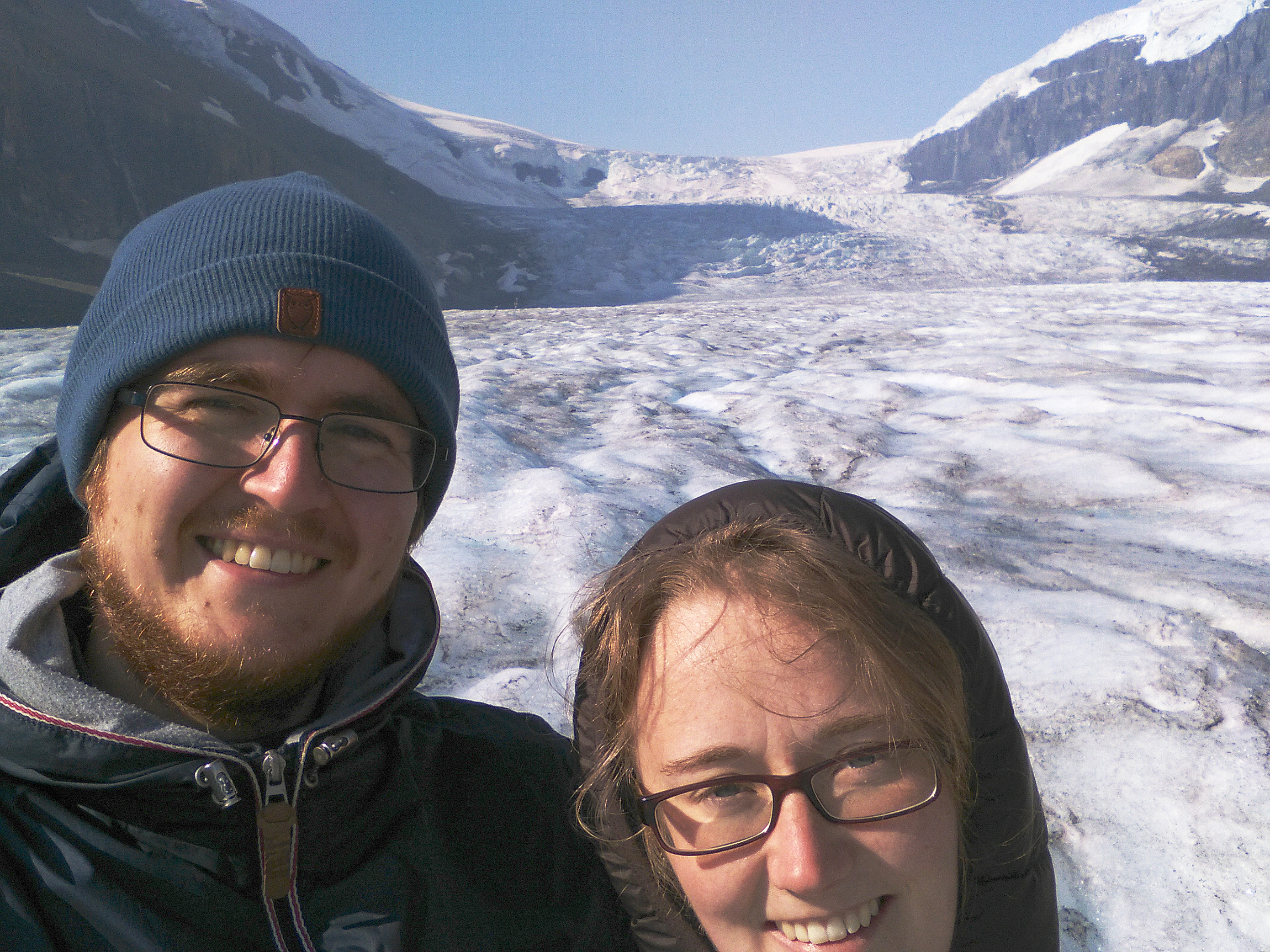 Auf dem Gletscher