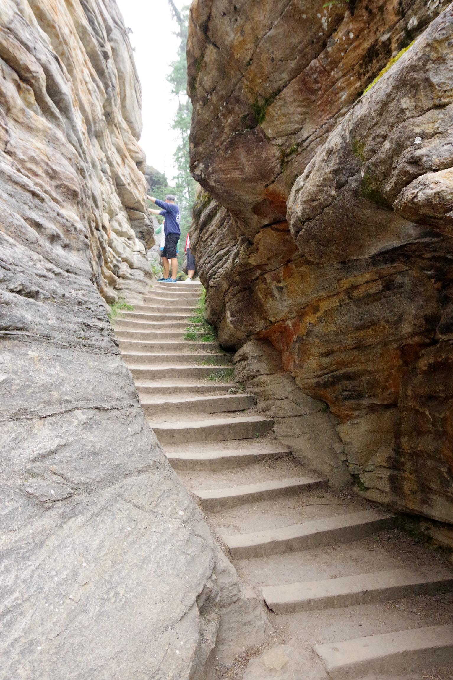 Schlucht am Wasserfall Schlucht am Wasserfall
