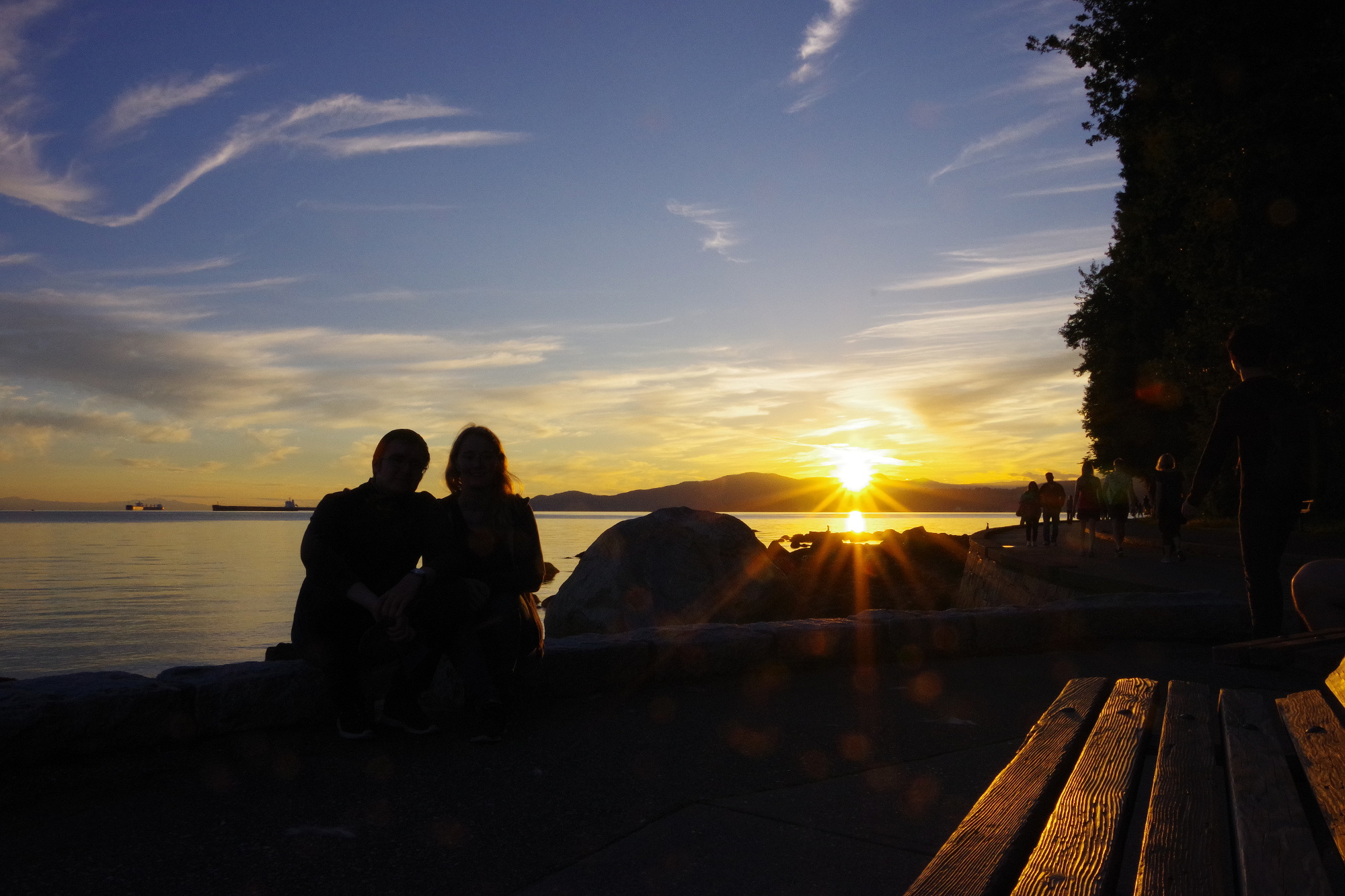Sonnenuntergang bei Vancouver