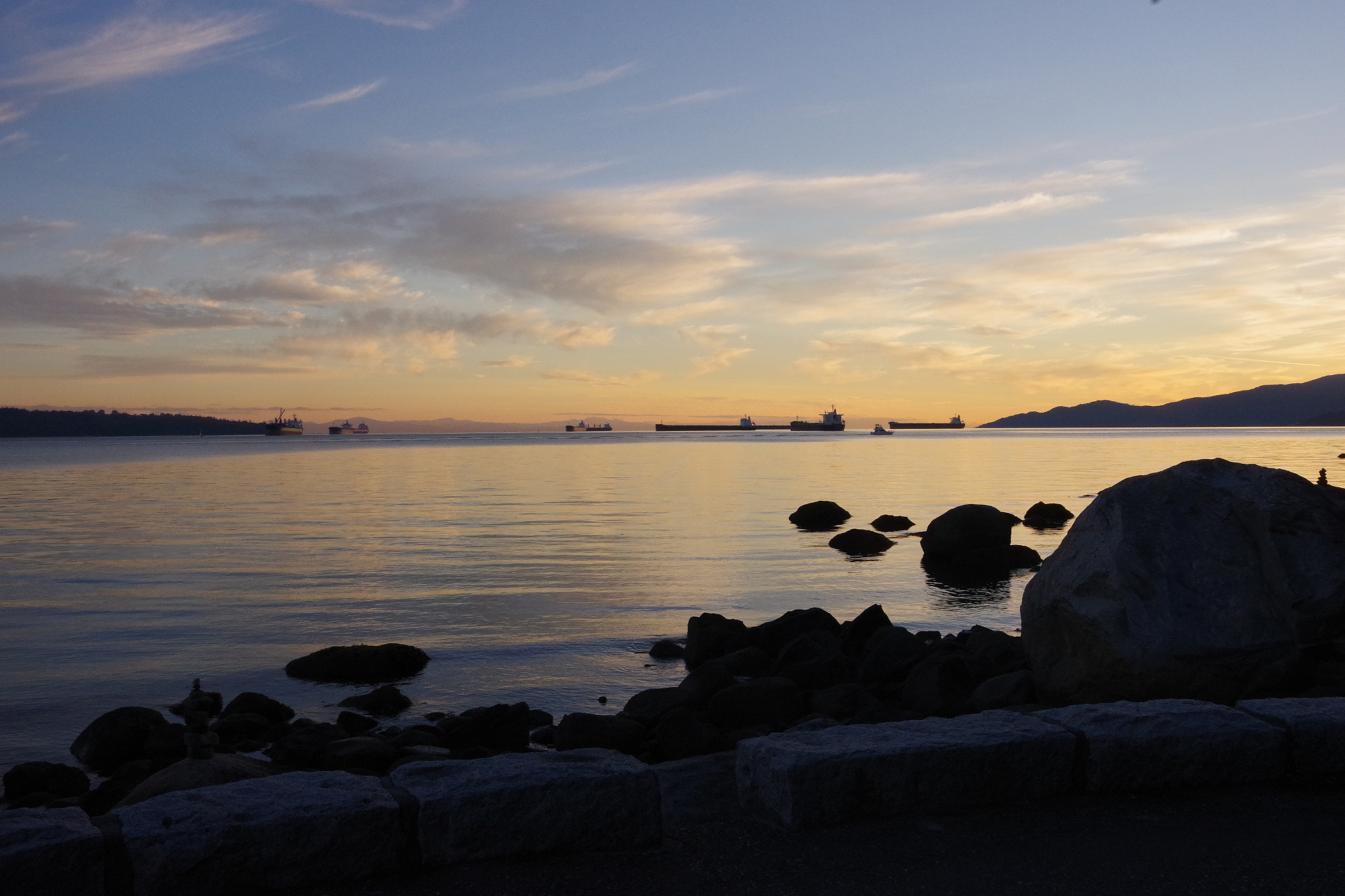 Sonnenuntergang bei Vancouver