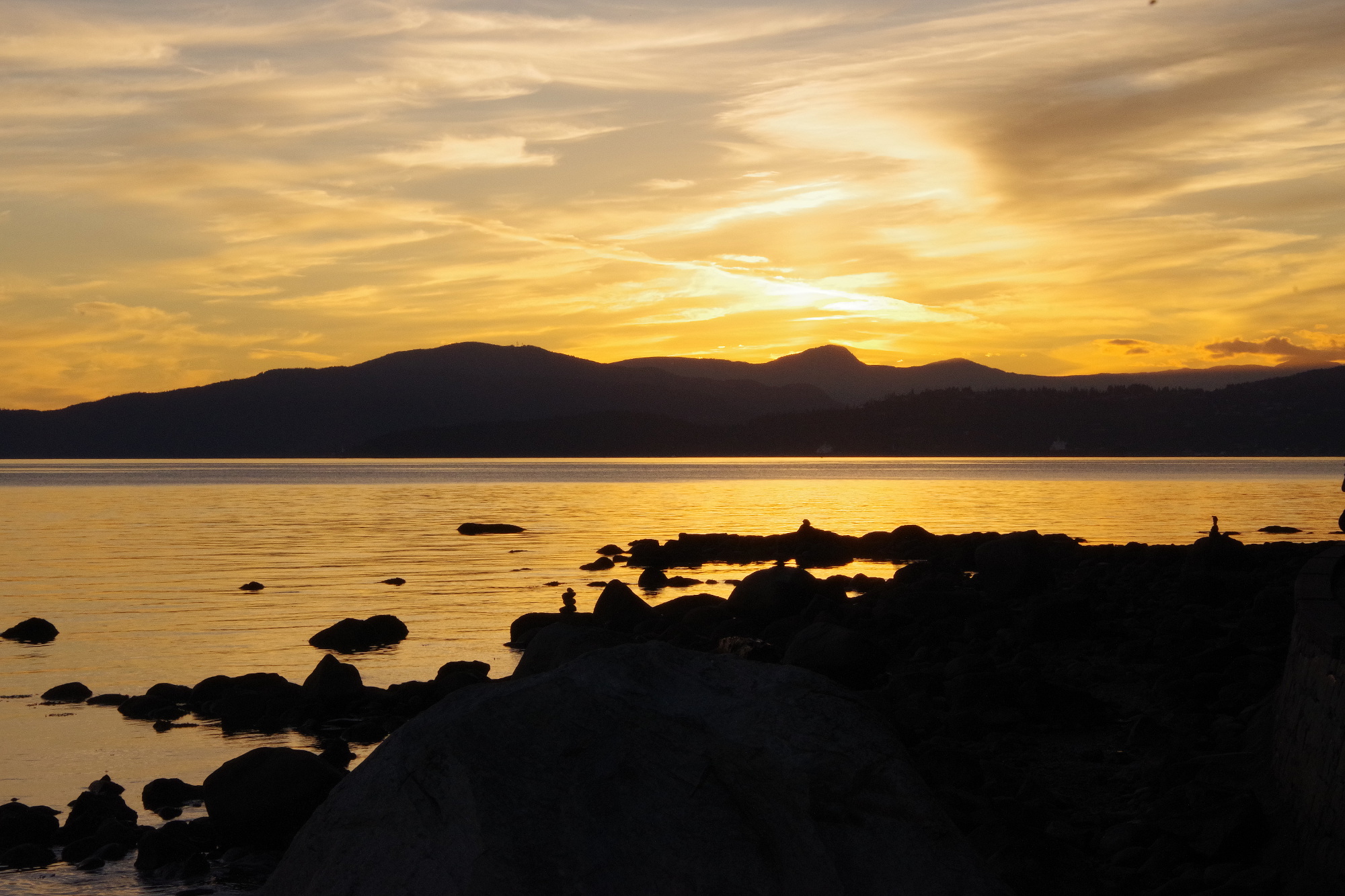 Sonnenuntergang bei Vancouver